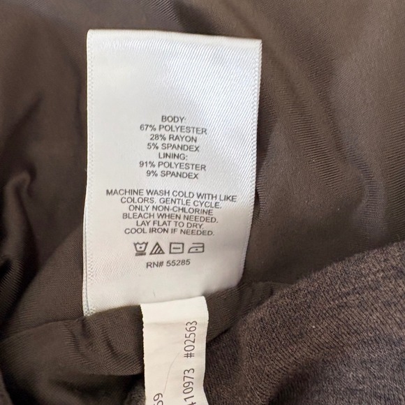 Express Body Contour Corset Boning Tank Top Brown Heathered Scoop Neck Medium - Picture 4 of 4